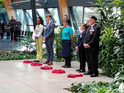 Remembrance Day 2022 at Milestone Academy.