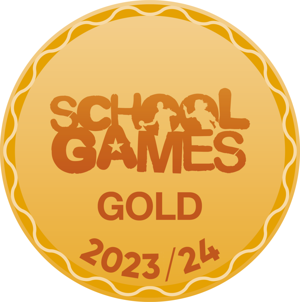 Gold School Games logo 2023-24