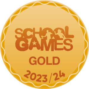 Gold School Games logo 2023-24